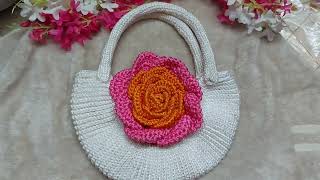 Crochet Rosebush Purse [upl. by Rendrag]