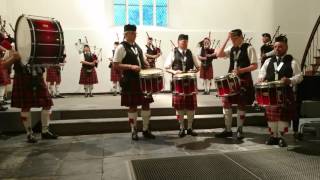 Doedelzakband  Pipeband Saendistrict Pipes and Drums Texel 20112016 Amazing Grace [upl. by Alidus981]