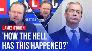 James OBrien takes aim at Nigel Farage amid Brexits people smuggler loophole  LBC [upl. by Boucher813]