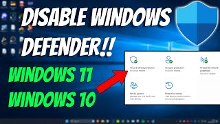 How to Turn Off or Disable Windows Defender in Windows 11 2024 [upl. by Dougie]