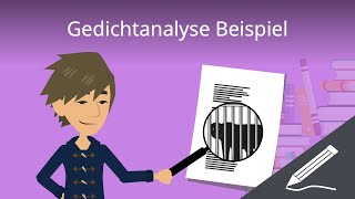 Gedichtanalyse Beispiel  einfach erklärt [upl. by Pantia326]