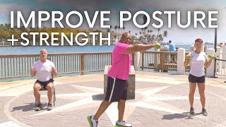 7 MIN Posture Workout with Strength Exercises  For Seniors amp Beginners [upl. by Lunnete628]