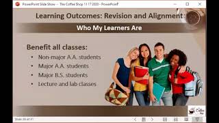 Aligning Learning Outcomes  Dr Helen WiersmaKoch Indian River State College [upl. by Fiedling]