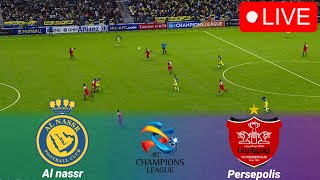 🔴Al Nassr vs Persepolis LIVE  Cristiano Ronaldo AFC Champions 2023 Extended Highlights Full Match [upl. by Dnalyag]