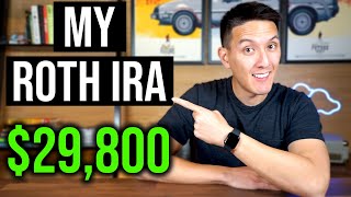 Revealing My Roth IRA Portfolio  How To Pick Investments for YOUR Roth IRA 2022 [upl. by Dnaltiac]