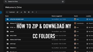 HOW TO ZIP amp DOWNLOAD GOOGLE DRIVE FILESFOLDERS [upl. by Kopp]