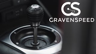 Installing a Custom CravenSpeed Short Throw Shifter and Shift Well Cover On Bryces ND2 Miata [upl. by Airyk]