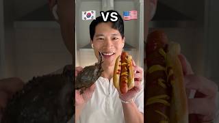 Raw Soy Sauce Crab 🇰🇷 vs Hot Dog 🇺🇸 [upl. by Sheela]