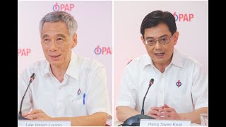 GE2020 Heng Swee Keat’s move to East Coast GRC a ‘tactical deployment’ says PM Lee [upl. by Nonnek]