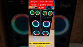 Best home theatre system with best quality under 10000 besthometheater dj djsound minivlog [upl. by Erikson994]