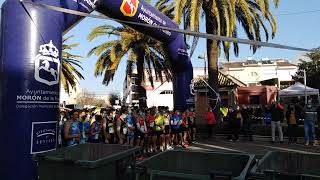 SALIDA MEDIA MARATÓN DE LA CAL Y EL OLIVO PASEO DE LA ALAMEDA MORON DE LA FRONTERA Sevilla [upl. by Carlin]