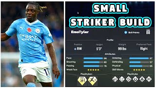 BEST SMALL STRIKER BUILD  EA SPORTS FC 24 CLUBS BALLER BUILD [upl. by Ahsekyw]