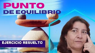 Cálculo del PUNTO de EQUILIBRIO👉  Costos FIJOS y VARIABLES  Representación GRÁFICA [upl. by Minoru]