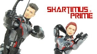 Marvel Legends Avengers Endgame Black Widow and Hawkeye 2 Pack Target Exclusive Figure Review [upl. by Noneek]