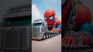 💥🔥🥰🤩 Superhero but truck MarvelampDCavengers superherovibes marvel shorts [upl. by Delcina]