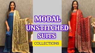 FASHION THAT TURNS HEADS  MODAL UNSTITCHED SUITS ARRIVALS  𝐆𝐋𝐈𝐓𝐙𝐈𝐍𝐃𝐈𝐀 FASHIONS 😍👌 [upl. by Rizan]