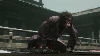 Folding Screen Monkeys Boss Fight  Sekiro Shadows Die Twice Gameplay [upl. by Adnaluoy]