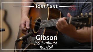 Gibson J45 Sunburst 1957 played by Tom Punt  Demo [upl. by Kata]