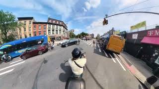 Street View New York City Bushhwick up morgan ave lets ride [upl. by Jehias]