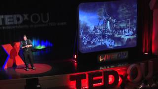 The History of American Paleontology in 3 Minutes James Burnes at TEDxOU [upl. by Gershom]