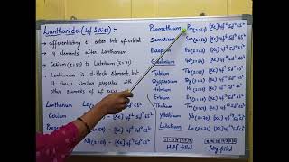 f block elements and electronic configuration of lanthanides [upl. by Enneirdna]