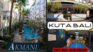 Bali Kuta Hotels Akmani Hotel Accommodation Jalan Legian [upl. by Aspa]