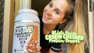 Casein Custard Protein Review  Muscle Nation  Chloe’s Review 2020  MAK Fitness [upl. by Adnirual]