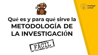 🤨🔎💡¿Qué es Metodología de investigación ¿Para qué sirve la Metodología CON EJEMPLOS ¡FÁCIL [upl. by Uahsoj]