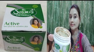 Tha soumis can product honest review and demo  sensitive skin care with soumis can product [upl. by Hguh850]