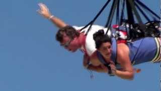 Schlitterbahn Big Swing Video from the Ground [upl. by Neelahtak861]