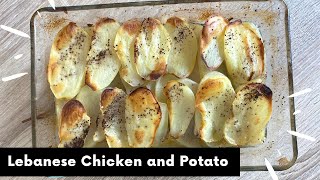 Lebanese Chicken and Potato Bake  How To Make Djej w Batata bel Forn Lebanese Recipe [upl. by Htennaj]