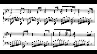 4 Lieder for Piano Op8 No 1 F Hensel Score Animation [upl. by Sukram]