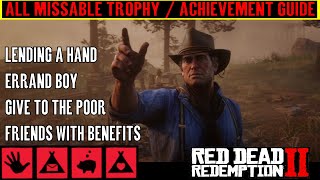 Red Dead Redemption 2 All MISSABLE Trophy  Achievement Guide [upl. by Setsero]