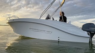 Okiboats Barracuda 464 wavester By aventure Yachting [upl. by Edik]