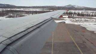 kiruna approach SAS MD80 [upl. by Laks]