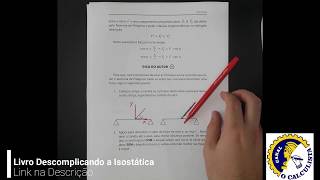 DESCOMPLICANDO A ISOSTÁTICA  DICA DO AUTOR CAP 1  CARGAS INCLINADAS [upl. by Newg]