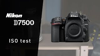 NIKON D7500 video iso test [upl. by Manus]