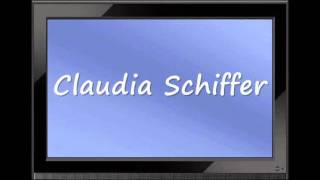 How to Pronounce quotClaudia Schifferquot Correctly [upl. by Ihcego621]