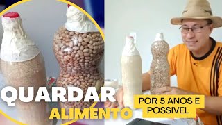 COMO ARMAZENAR ALIMENTOS EM GARRAFAS PET NO NOSSO CANTINHO DA ROÃ‡A [upl. by Delilah]