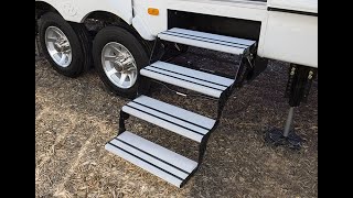 Installing New RV Steps Using Solid Step from Lippert Components [upl. by Hemphill885]