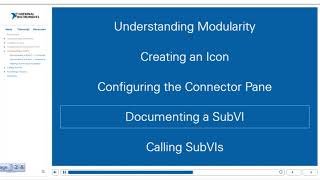 LabVIEW NXG Core 1 12 REUSING CODE SUBVIS [upl. by Moretta609]