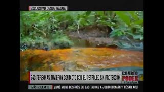 PetroPerú Contaminación por el derrame de petróleo en Amazonía Norte del Perú [upl. by Hansel]