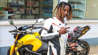 crazy motorcycle road trip Nairobi to Mombasa part 13  Nairobi to Emali 140 kms uncut [upl. by Sirapal]