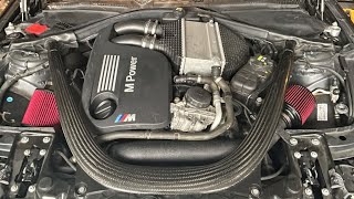 BMW M4 F82 VRSF Intakes Installation [upl. by Lebiralc]