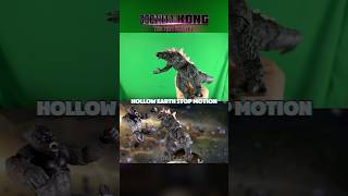 GxK HOLLOW EARTH FIGHT STOP MOTION 🔥💪 godzillaxkongthenewempire godzilla stopmotion gxk [upl. by Eloci]