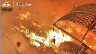 Inside A Wildfire Astonishing Footage Shows Airport Fire Raging In California [upl. by Xeno260]