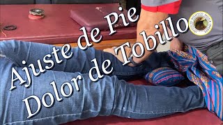 Ajuste de Pie Dolor de Tobillo Masaje de Pierna [upl. by Leora]