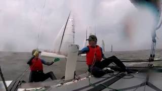 Nacra F16  On Board Footage [upl. by Kcirederf]