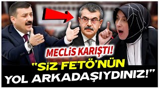 Milli Eğittim Bakanı laf atmadan duramadı TBMM karıştı quotSiz FETÖnün yol arkadaşıydınızquot [upl. by Bogusz]