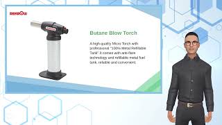 Butane Blow Torch  REKROW INDUSTRIAL INC  Taiwantrade [upl. by Thais]